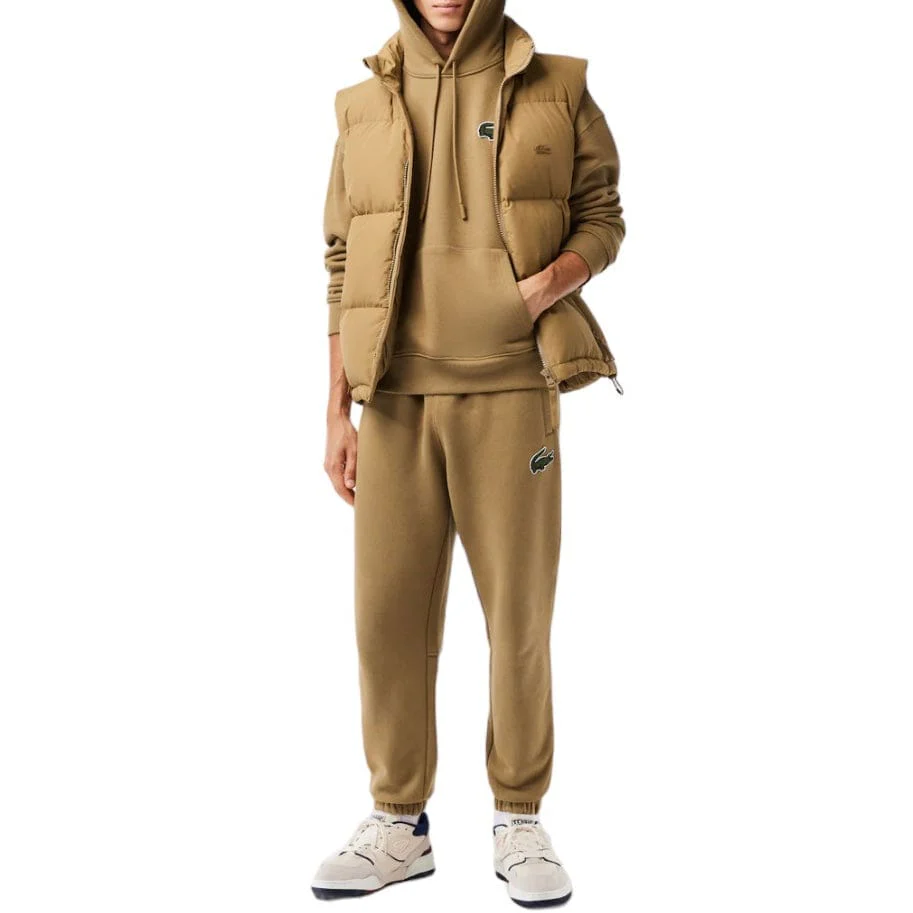 Lacoste Loose Fit Hooded Sweatshirt (Brown) SH6404-51 - Image 2