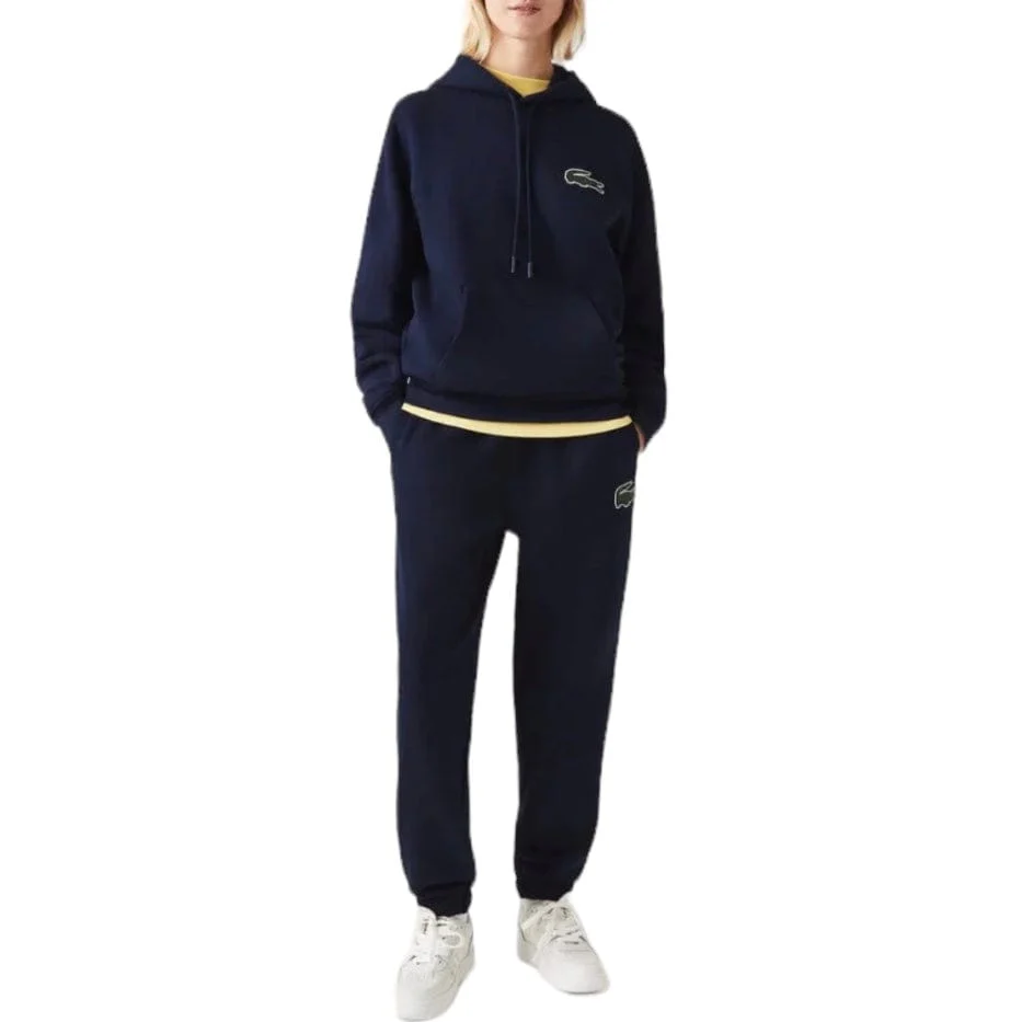 Lacoste Loose Fit Hooded Sweatshirt (Navy) SH6404-51 - Image 4