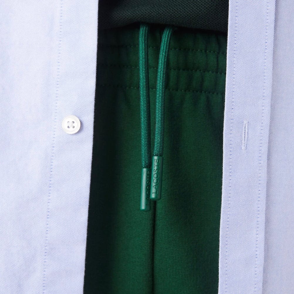 Lacoste Organic Brushed Cotton Fleece Shorts (Green) GH9627-51 - Image 2