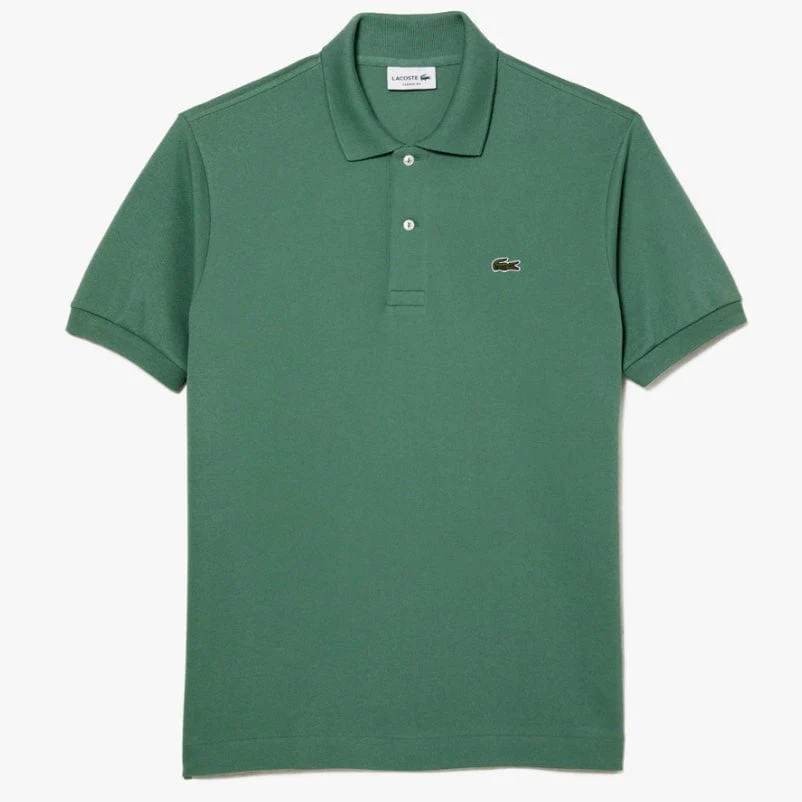 Lacoste Original Petit Pique Cotton Polo (Khaki Green) L1212-51 - Image 4