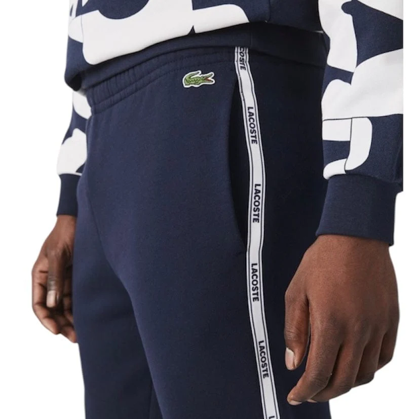 Lacoste Skinny Fleece Jogging Pants (Navy Blue) XH1208 - Image 2