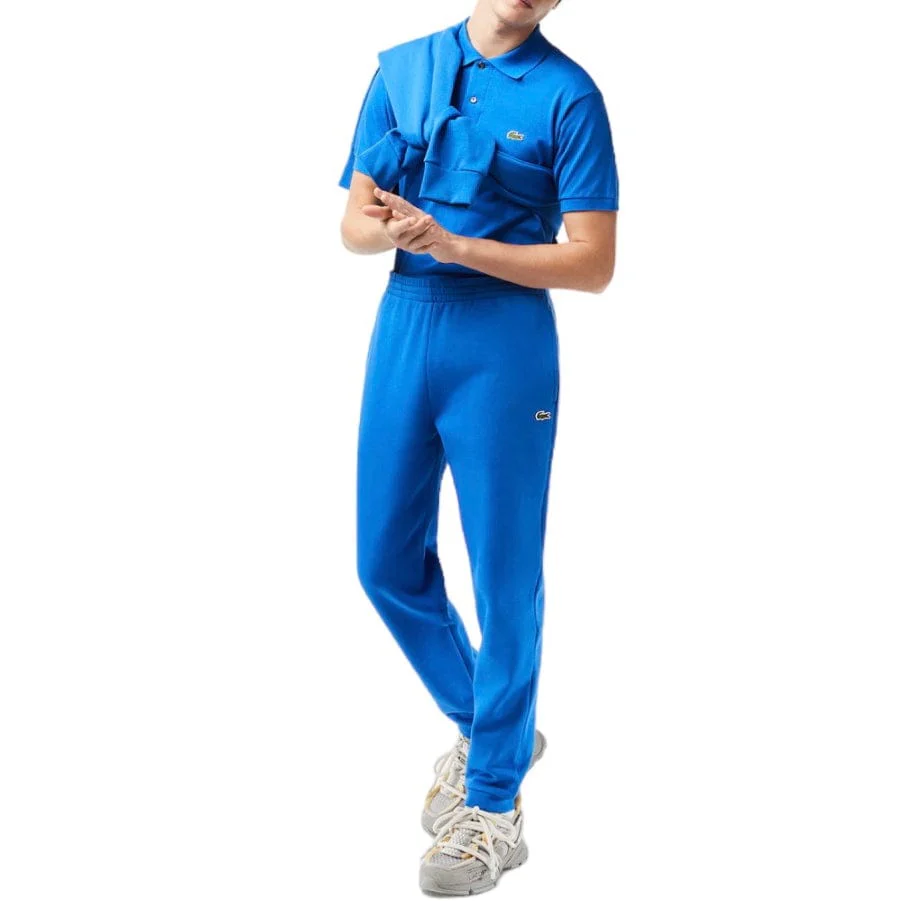 Lacoste Tapered Fit Fleece Trackpants (Kingdom Blue) XH2529-51 - Image 6