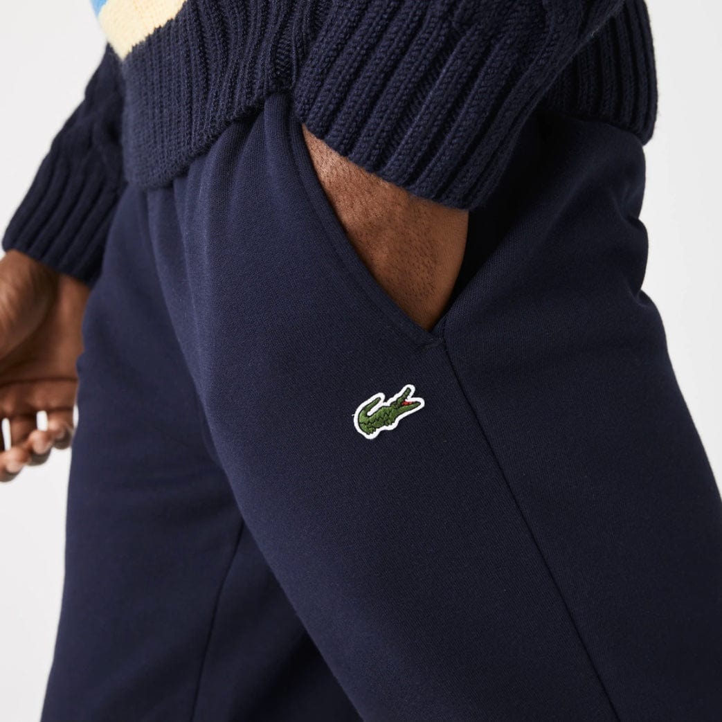 Lacoste Tapered Fit Fleece Trackpants (Navy) XH2529-51 - Image 6
