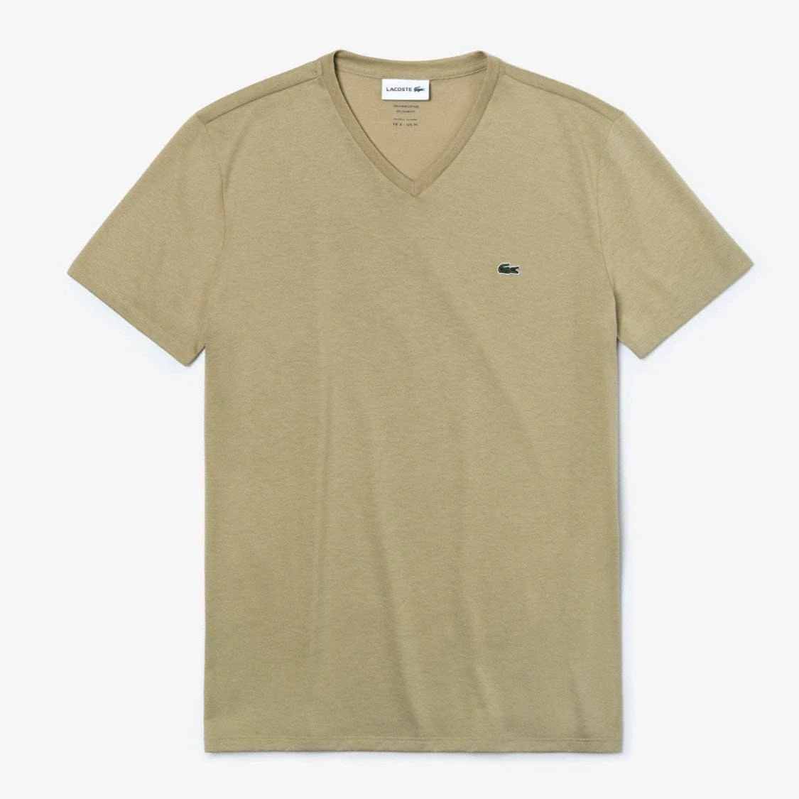 Lacoste Tee (Beige) TH6710 - Image 3