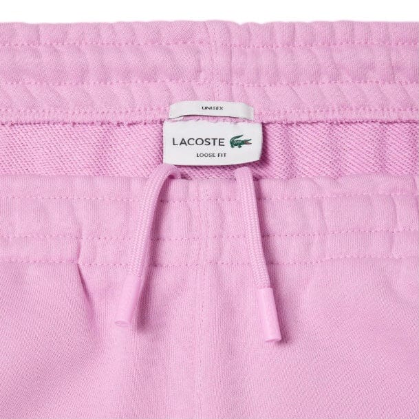 Lacoste Unisex Fleece Sweatpants (Pink) XH0075-51 - Image 2