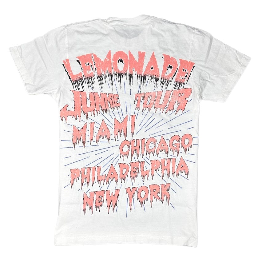 Lemonade Junkie Worldwide Junkie Tee (Washed White) LJ-084424 - Image 2