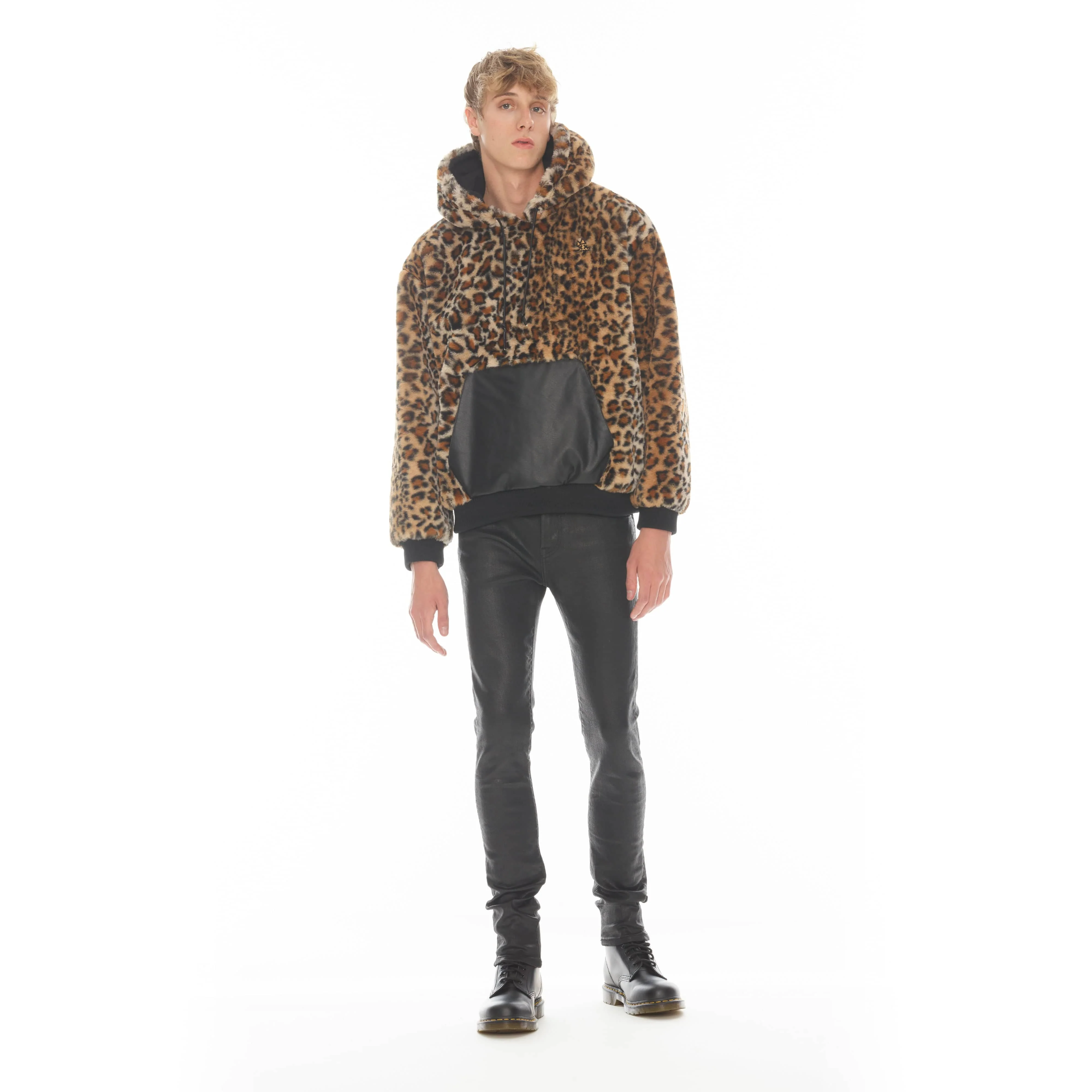 LEOPARD FAUX FUR PULL OVER - Image 3