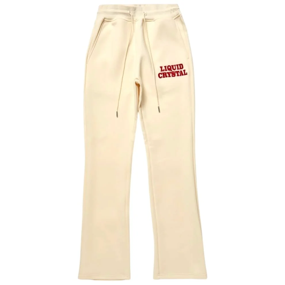 Liquid Crystals Chenille Hoodie & Pants Set (Cream) - Image 4