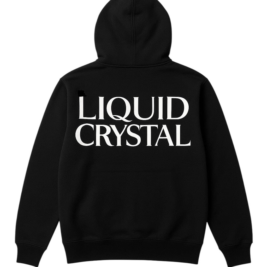 Liquid Crystals Zip Up Pullover Hoodie (Black) 8893H - Image 2