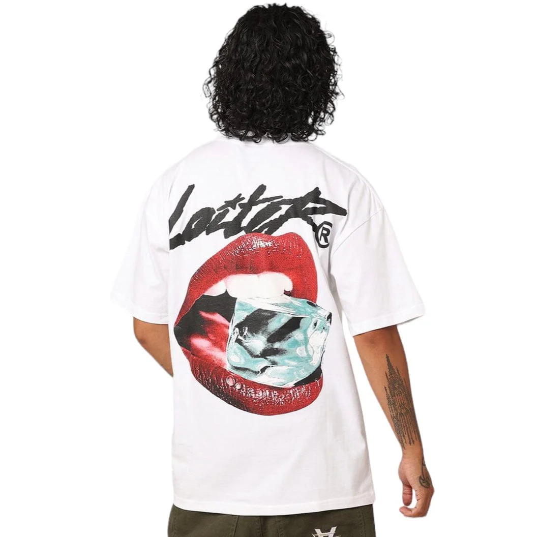 Loiter Cold Lips Tee (White) - Image 4