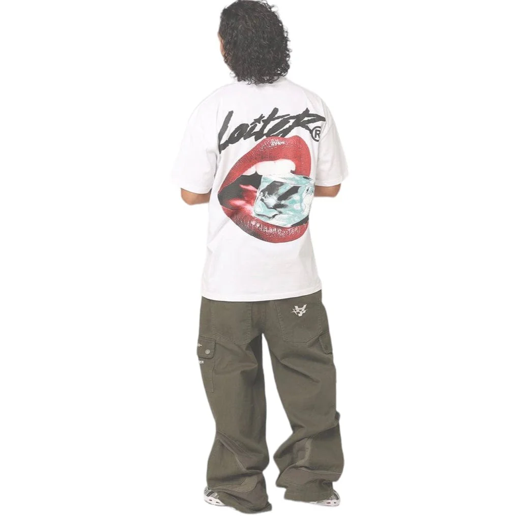 Loiter Cold Lips Tee (White) - Image 6