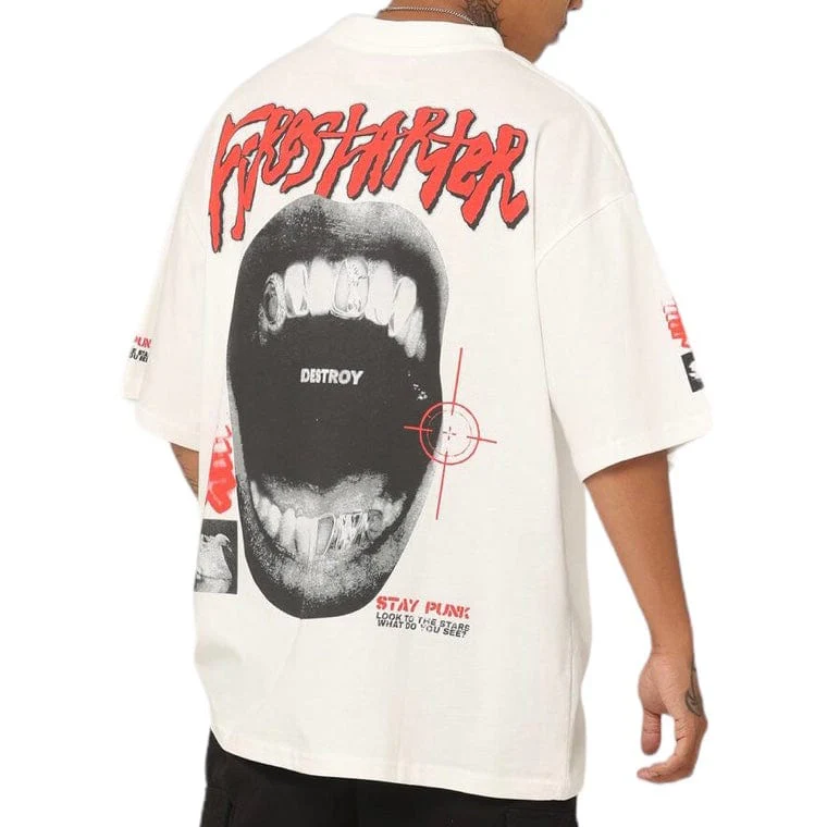 Loiter Firestarter Vintage Tee (Off White) - Image 4