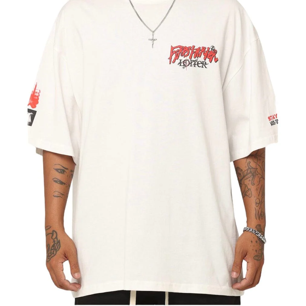 Loiter Firestarter Vintage Tee (Off White) - Image 5