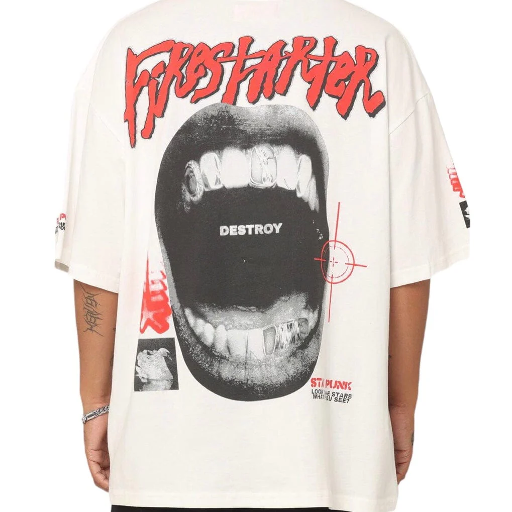 Loiter Firestarter Vintage Tee (Off White) - Image 6