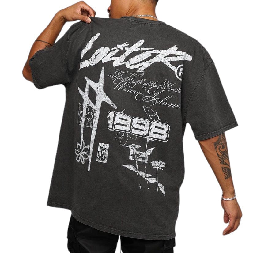 Loiter Firing Range Vintage Tee (Black Wash) - Image 6