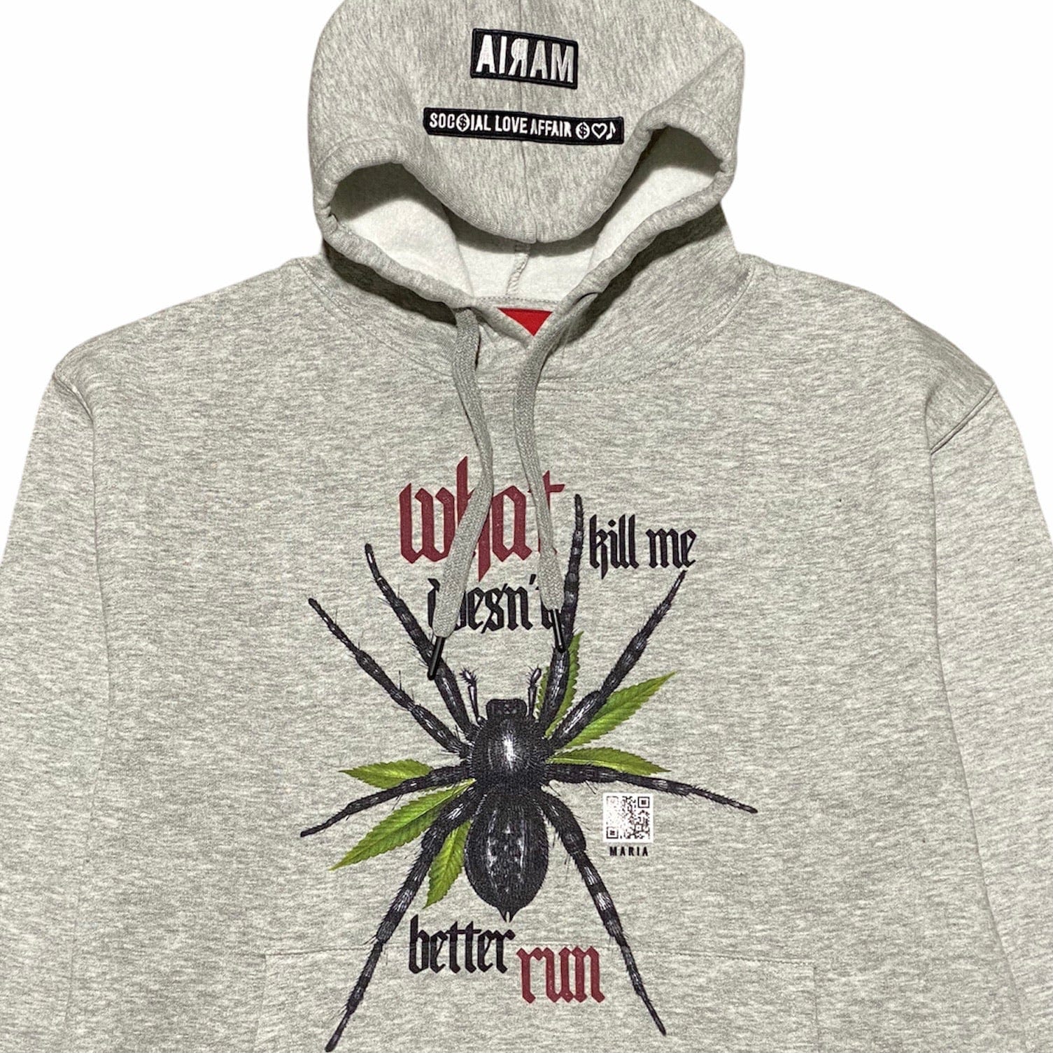 Maria Run Hoodie (Grey) MRHG - Image 2