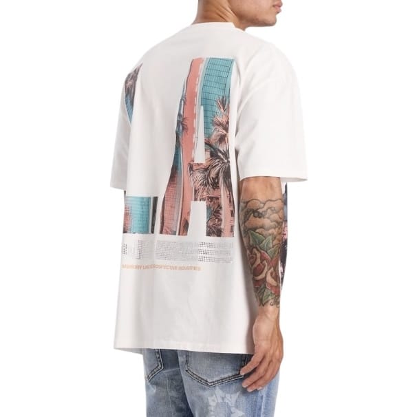 Memory Lane Downtown Reaper Tee (White) ML-SP2-26-049 - Image 4