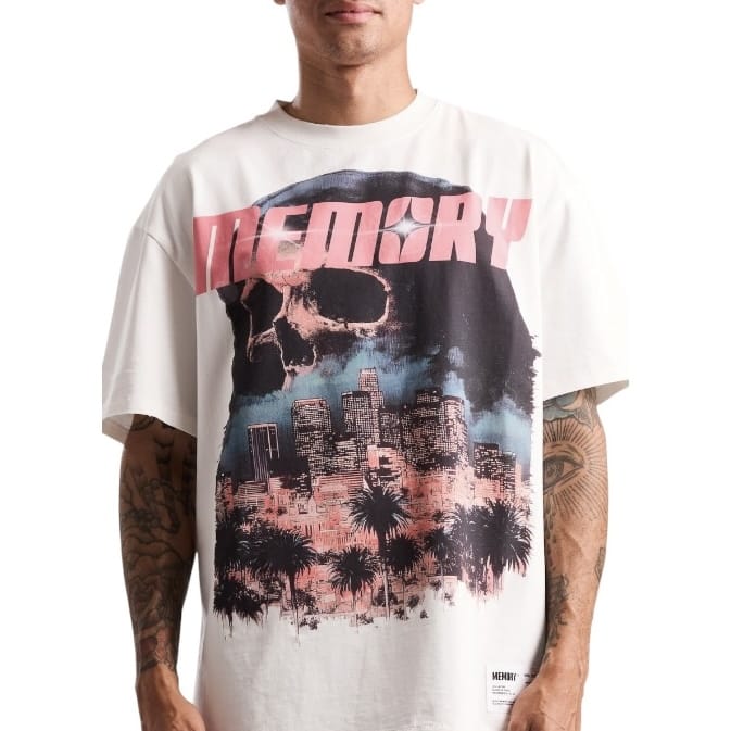 Memory Lane Downtown Reaper Tee (White) ML-SP2-26-049 - Image 5