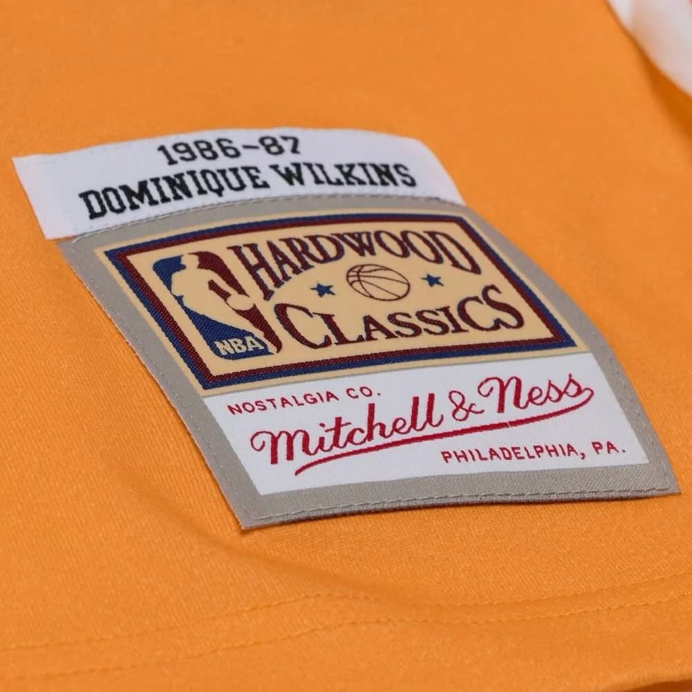 Mitchell & Ness Atlanta Hawks 1986-87 Best In Class Jersey Tee (Gold) - Image 5