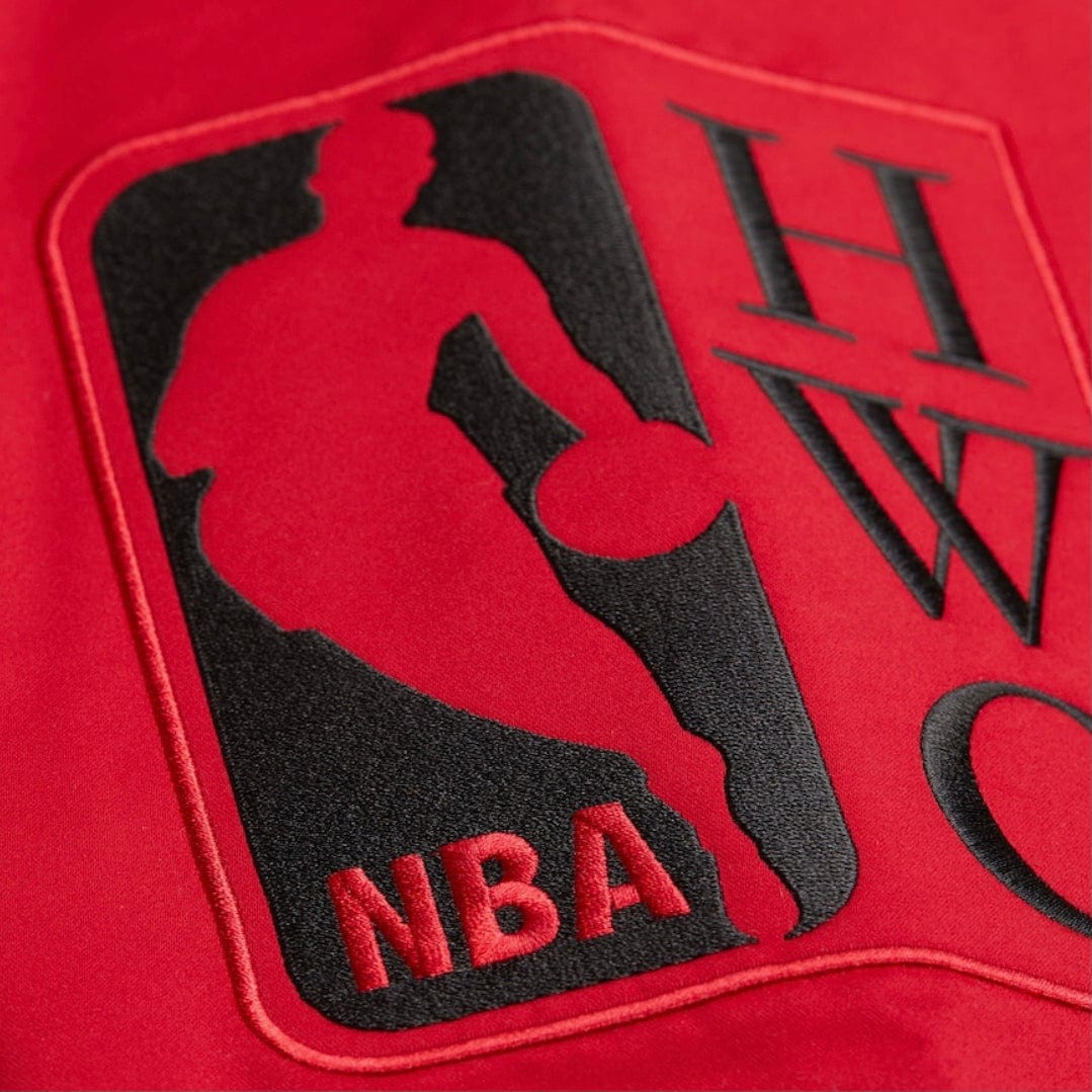 Mitchell & Ness Chicago Bulls Team Origins Satin Full-Snap Jacket (Black) - Image 4