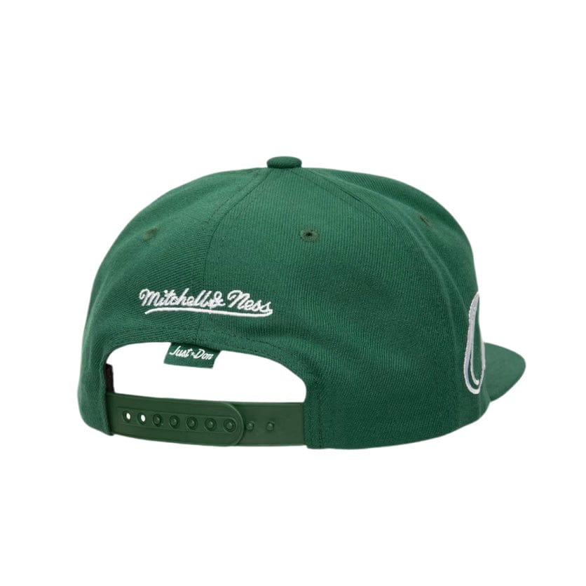 Mitchell & Ness MLB Oakland Athletics Just Don Lux Script Snapback (Green) - Image 2