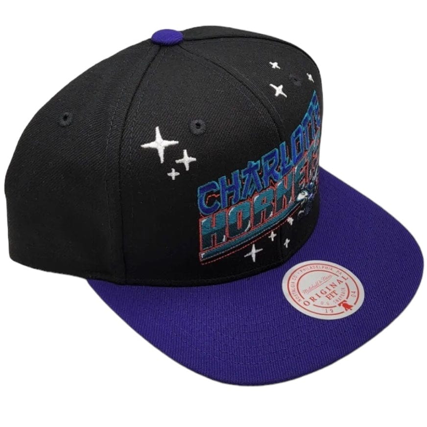 Mitchell & Ness Nba Charlotte Hornets Anime Snapback (Black) - Image 2