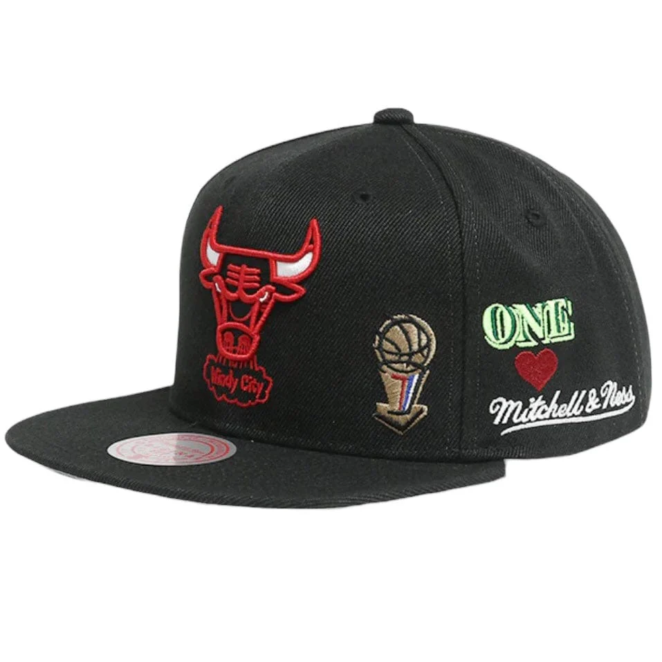 Mitchell & Ness Nba Chicago Bulls Hyperlocal Hwc Snapback (Black) - Image 3