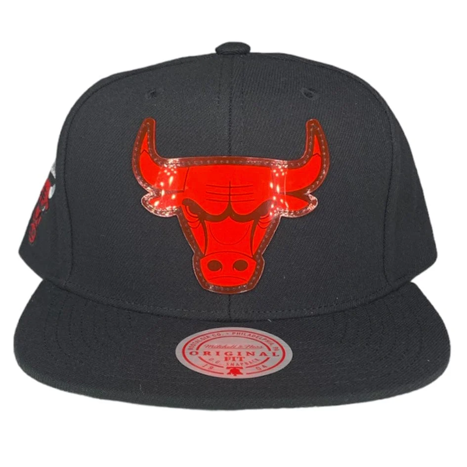 Mitchell & Ness Nba Chicago Bulls Now You See Me Snapback (Black) - Image 2