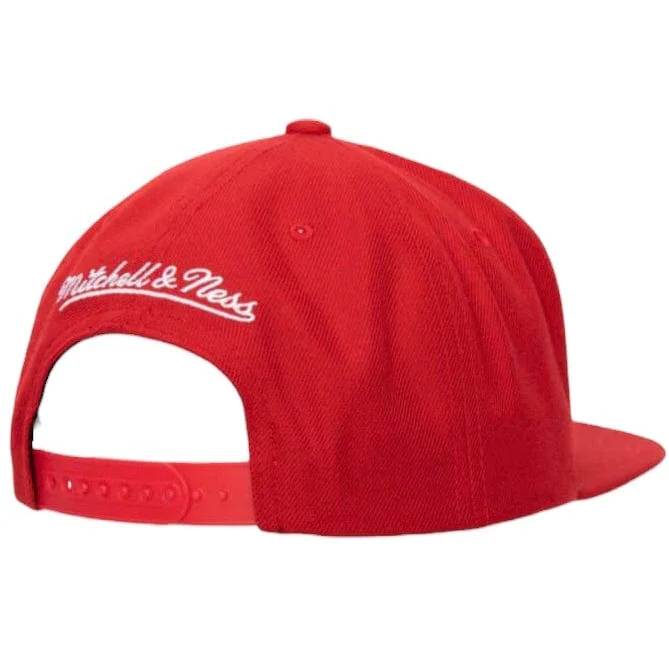 Mitchell & Ness Nba Chicago Bulls Team Ground 2.0 Snapback (Red) - Image 2