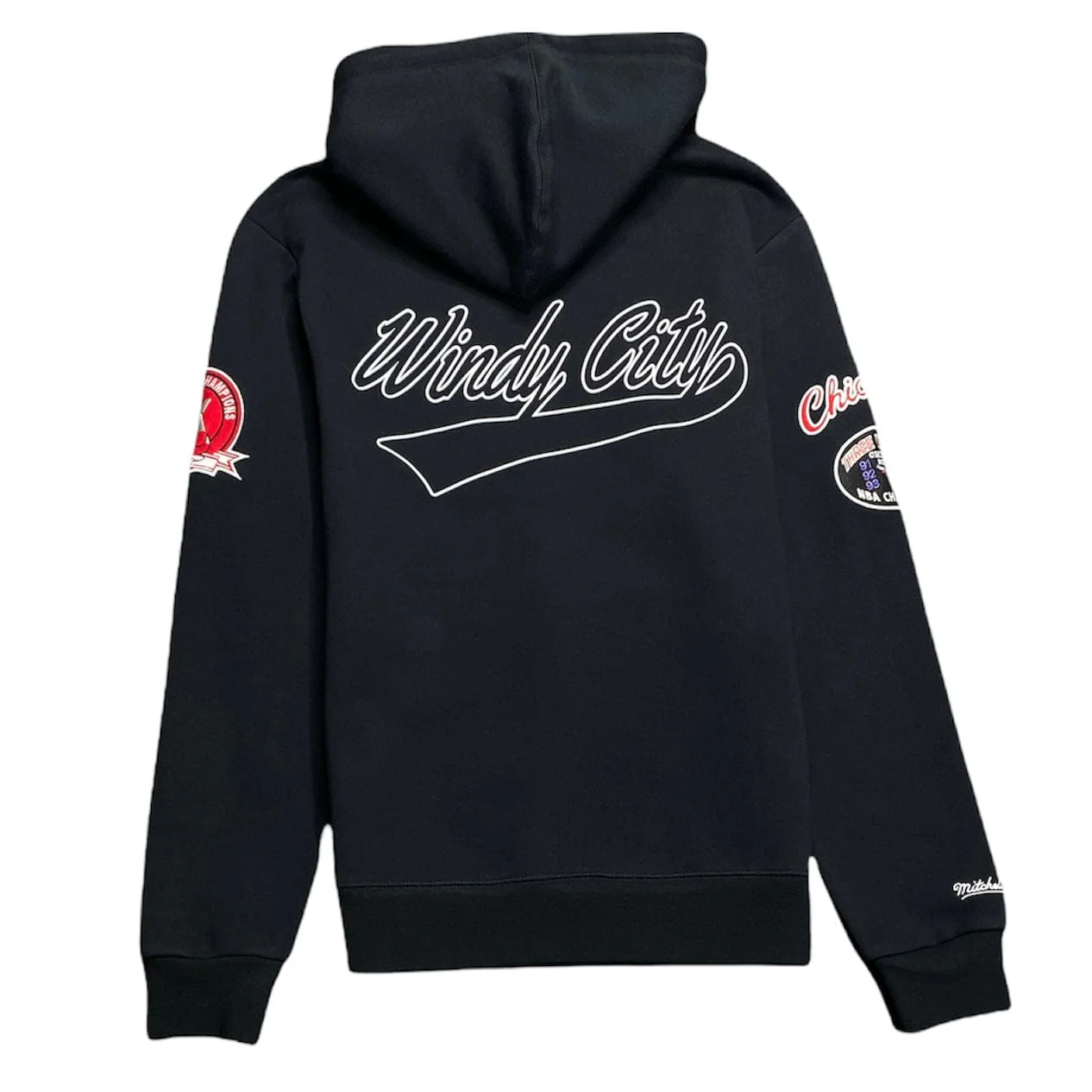 Mitchell & Ness Nba Chicago Bulls Champ City Hoodie (Black) - Image 2