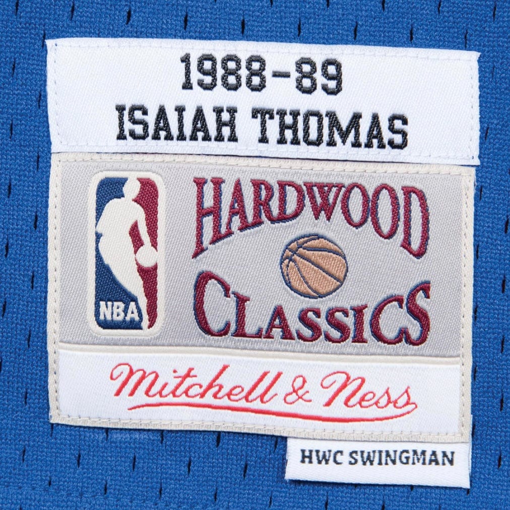 Mitchell & Ness Nba Detroit Pistons Swingman Road Jersey (Royal) - Image 3