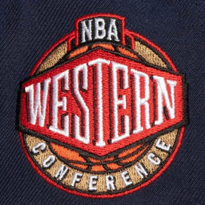 Mitchell & Ness Nba Golden State Warriors Conference Patch Snapback (Navy) - Image 3