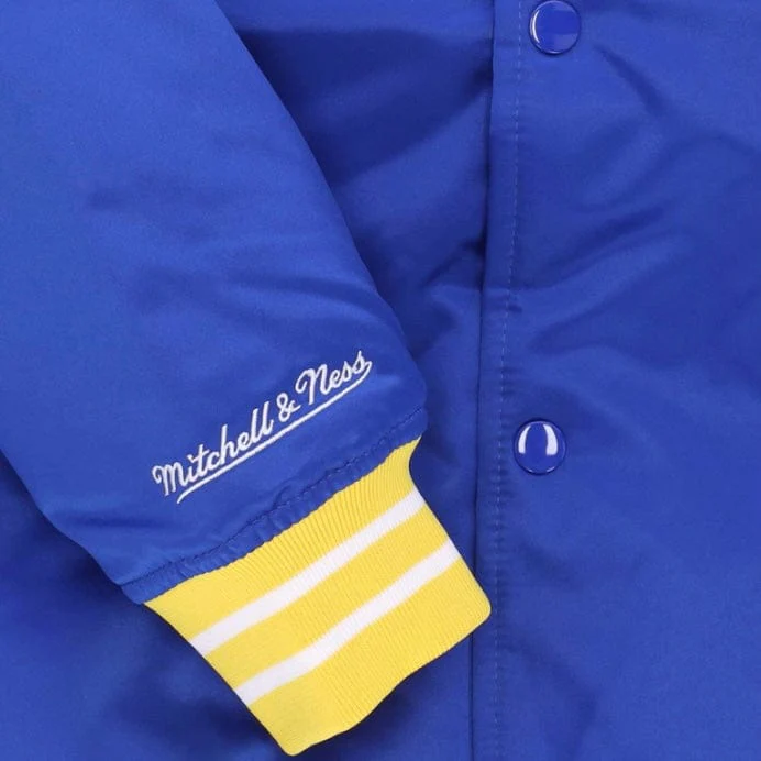 Mitchell & Ness NBA Golden State Warriors Heavyweight Jacket (Royal) - Image 3
