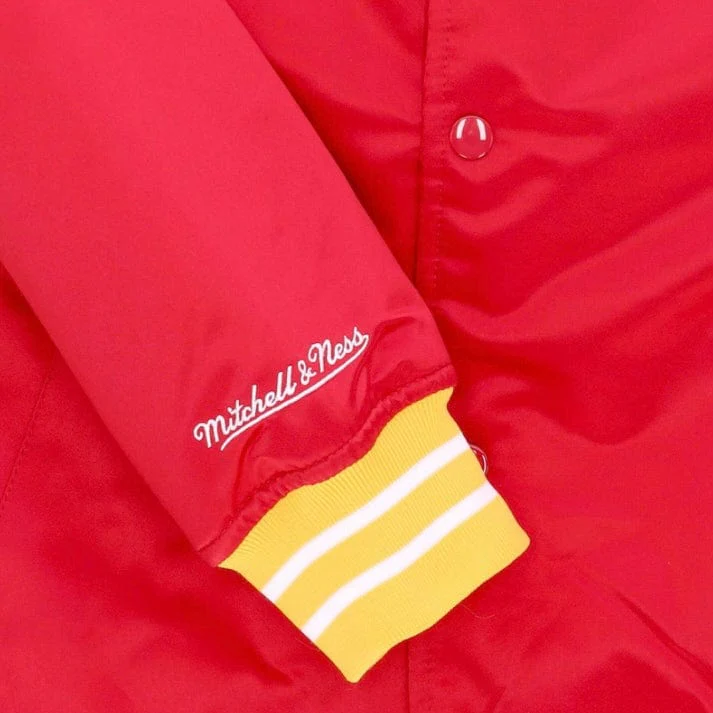 Mitchell & Ness NBA Houston Rockets Heavyweight Jacket (Scarlet) - Image 5