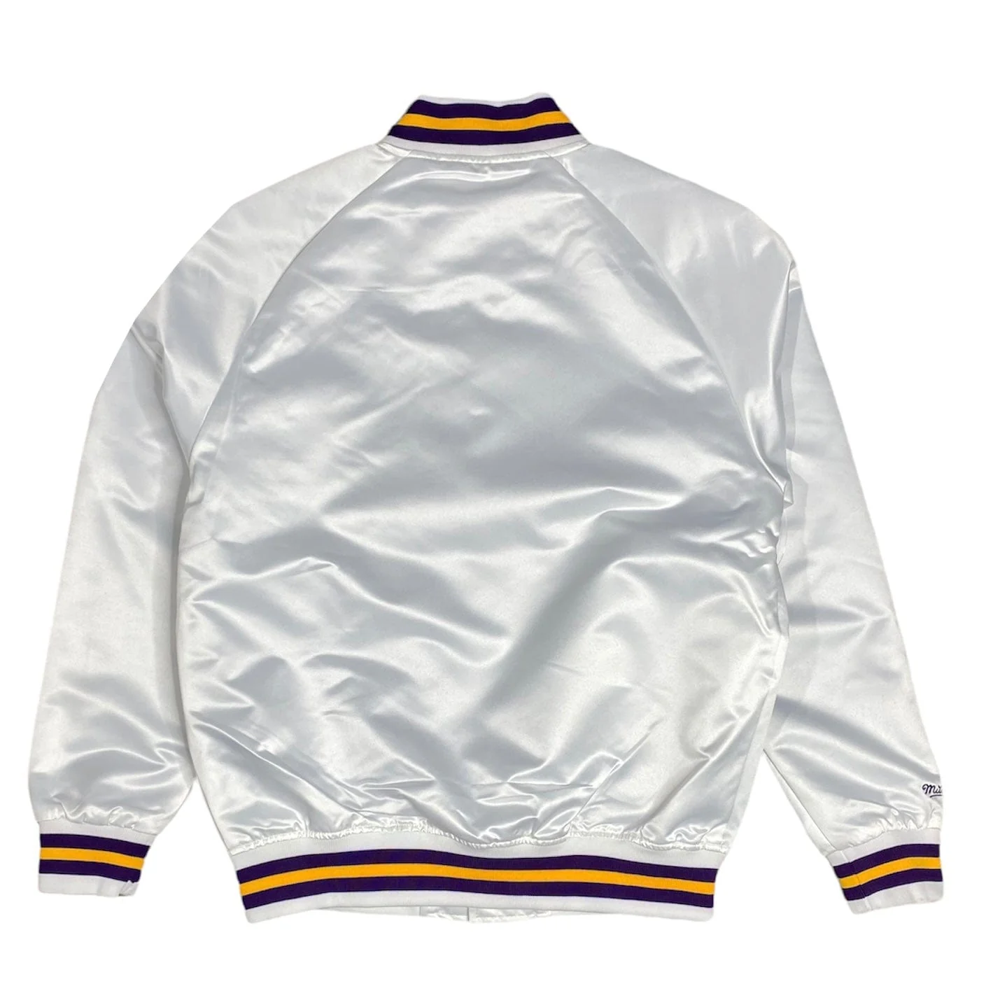 Mitchell & Ness Nba Los Angeles Lakers Lightweight Satin Jacket (White) - Image 2