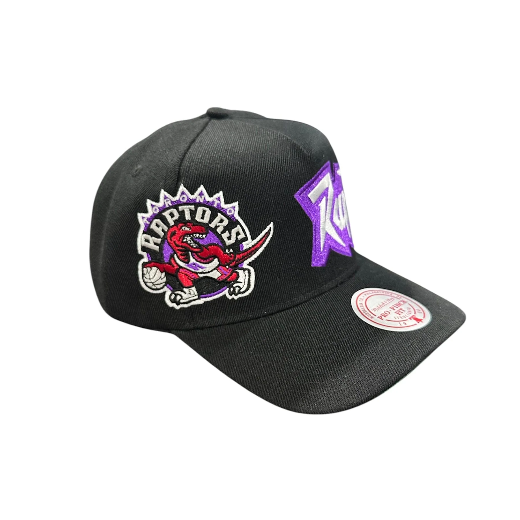 Mitchell & Ness Nba Toronto Raptors Busted Pro Snapback (Black) - Image 2