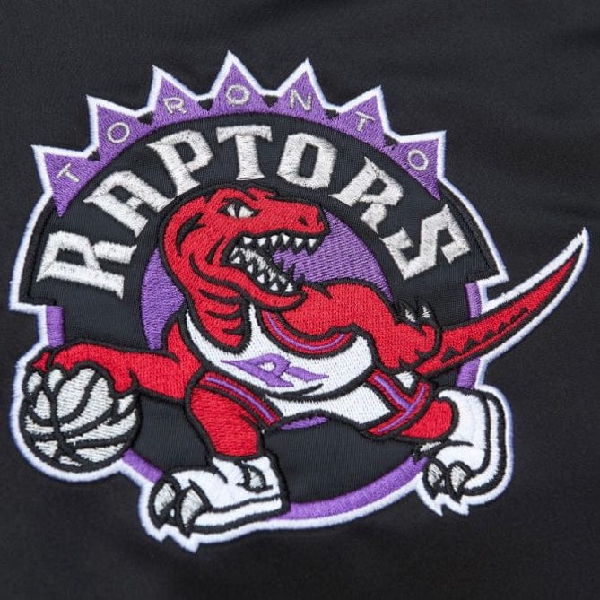 Mitchell & Ness NBA Toronto Raptors Heavyweight Satin Jacket (Black) - Image 4
