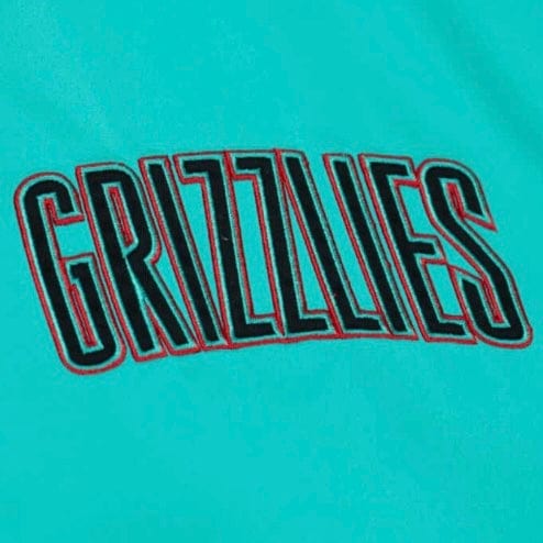 Mitchell & Ness NBA Vancouver Grizzlies Heavyweight Jacket (Green Teal) - Image 3