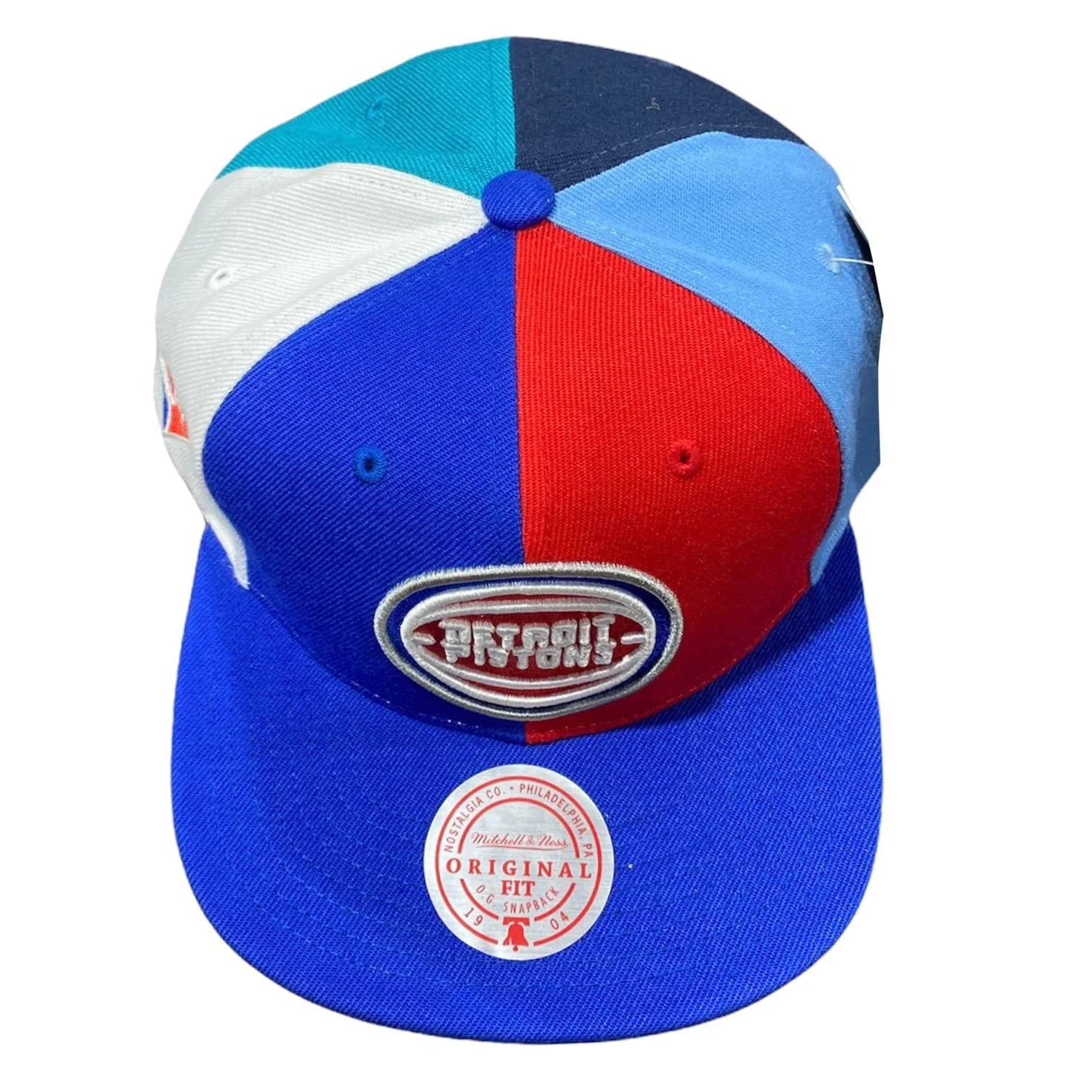 Mitchell & Ness Nba What The Detroit Pistons Snapback (Royal) - Image 2