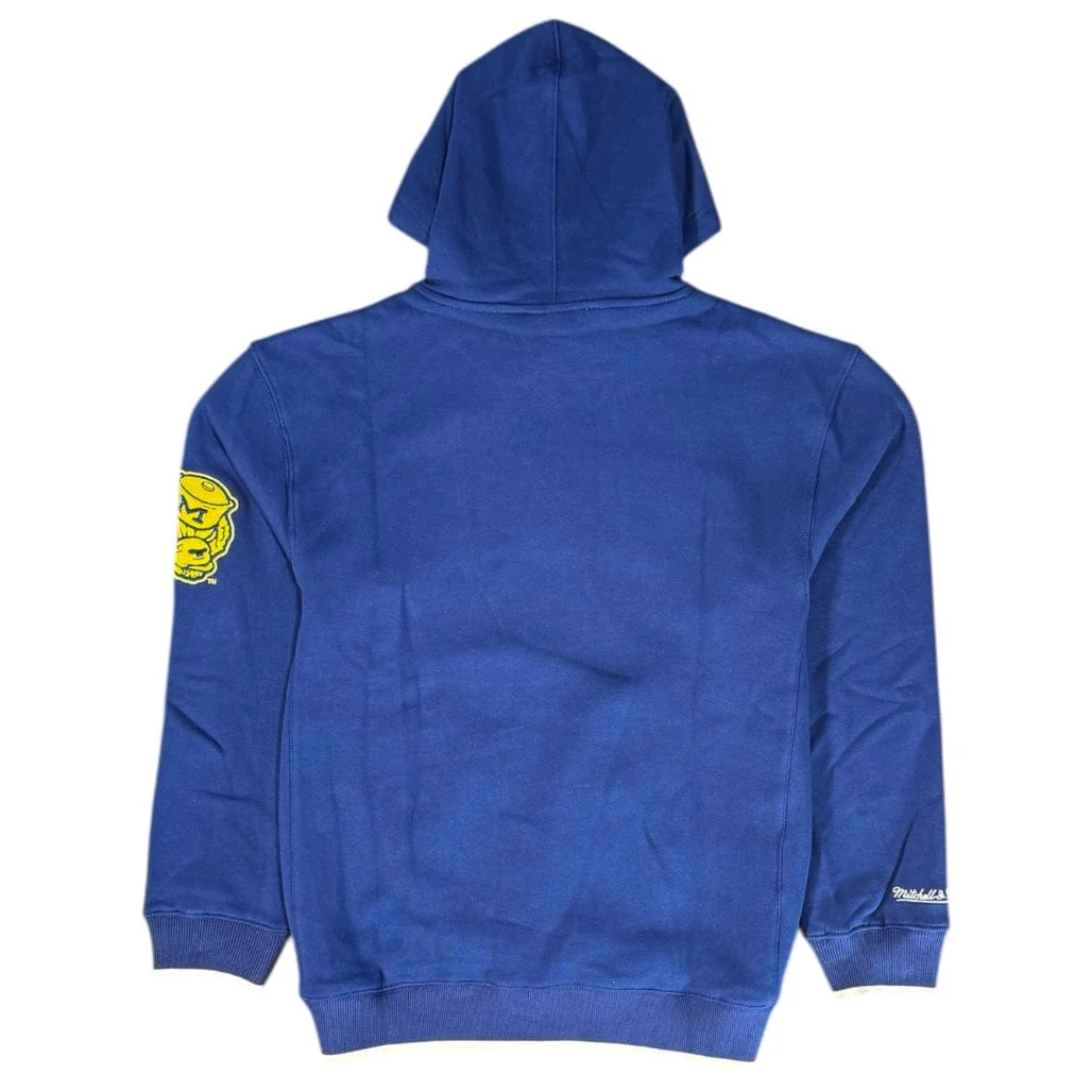 Mitchell & Ness NCAA Michigan Vintage Logo Team Legacy Hoodie (Navy) - Image 2