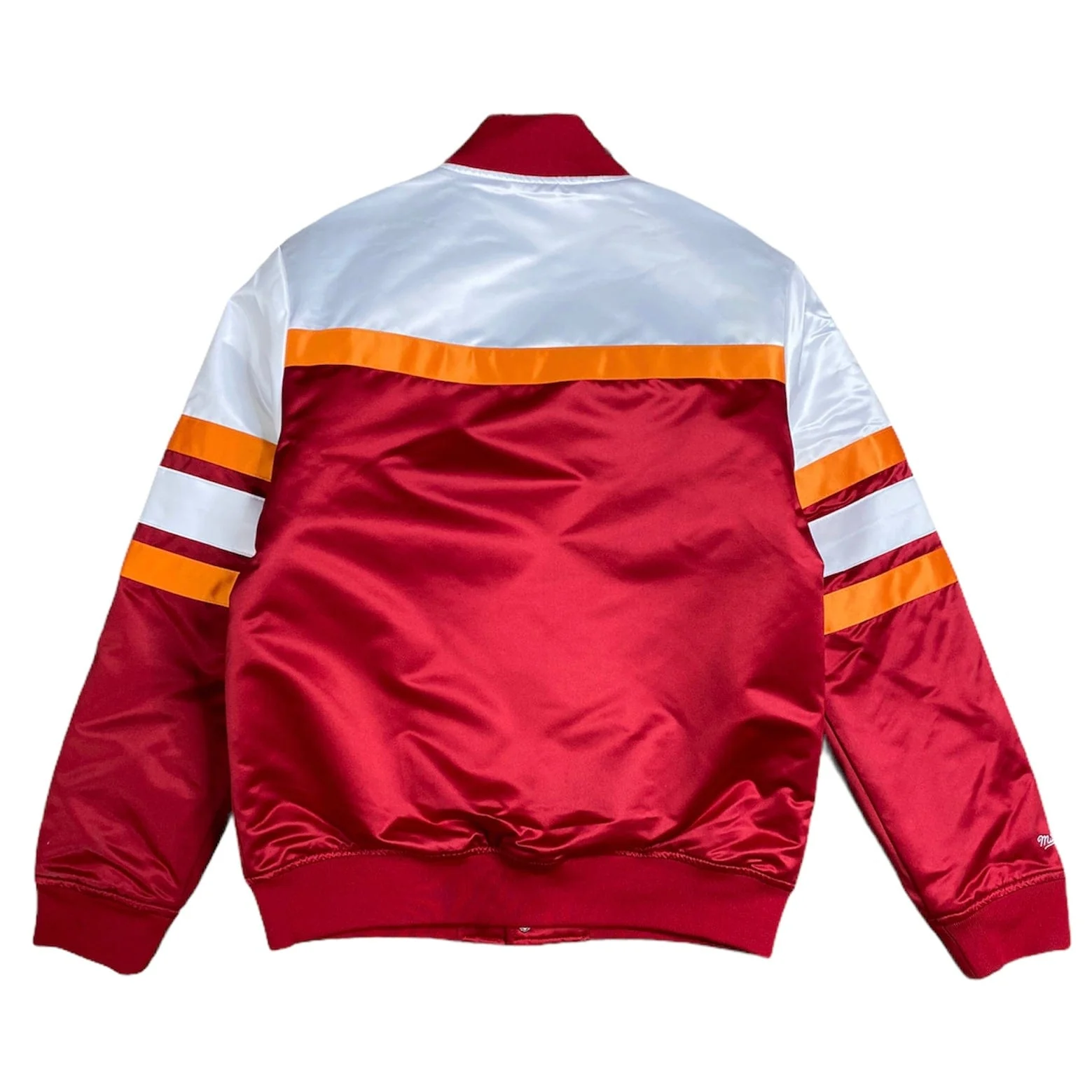 Mitchell & Ness Nfl Buccaneers Special Heavyweight Satin Jacket (Red/White) - Image 2