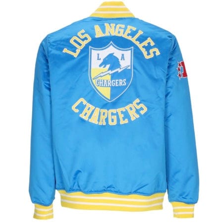 Mitchell & Ness NFL Los Angeles Chargers Heavyweight Jacket (Light Blue) - Image 3