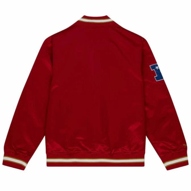 Mitchell & Ness NFL SF 49ers Team OG 2.0 Lightweight Jacket (Scarlet) - Image 2