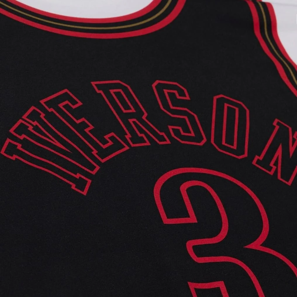 Mitchell & Ness Philadelphia 76ers 1997-98 Best In Class Jersey Tee (Black) - Image 3
