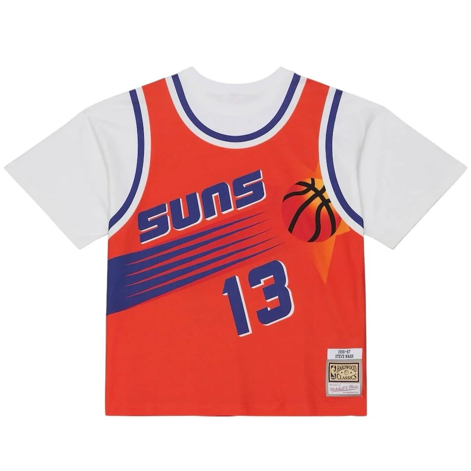 Mitchell & Ness Phoenix Suns 1996-97 Best In Class Jersey Tee (Orange) - Image 2