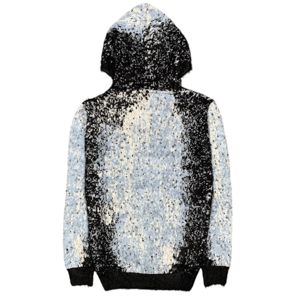 One In A Million Jumpsuit Mohair Pullover Sweater Hoodie (Blue) KG-630 - Image 2