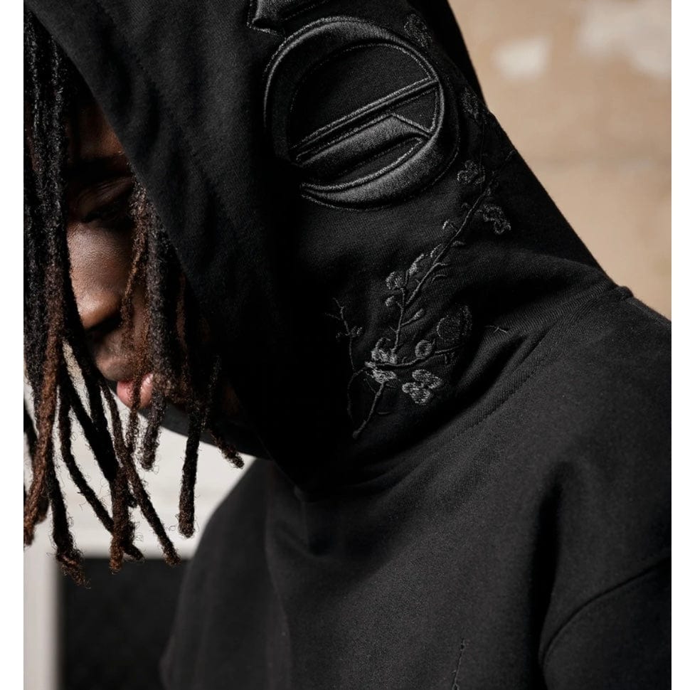 Only The Blind Blossom Statement Hoodie (Black) - Image 3