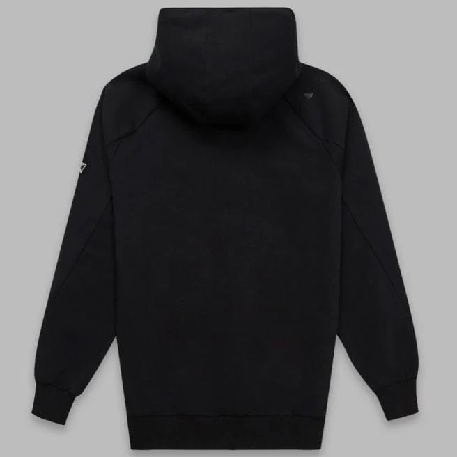 Paper Planes Garment Dyed Fleece Hoodie (Black) 300095-001 - Image 3