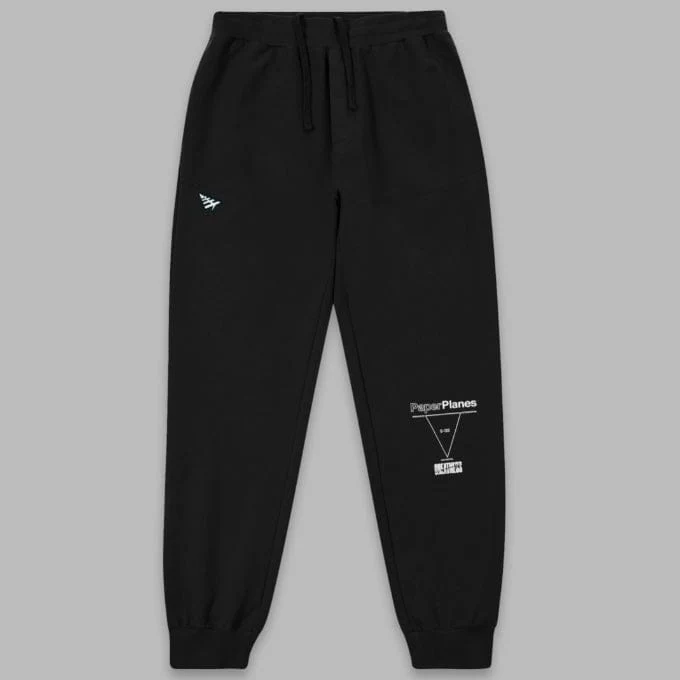 Paper Planes Garment Dyed Fleece Jogger (Black) 600036-001