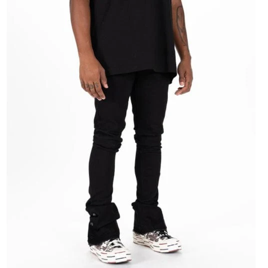 Pheelings "Emotionally Driven" Flare Stack Denim (Jet Black) - Image 2